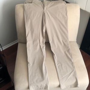 Lulu ABC pants Khaki waist 36.